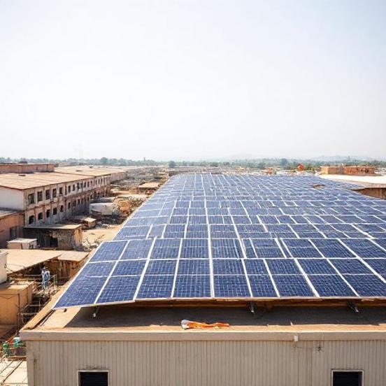 Kenyan factory with rooftop solar